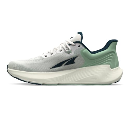 ALOA85PA140 ALTRA Men's Provision 8 Road Running Shoe White/Blue Size 10.5 - Like New