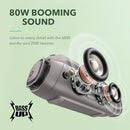 Soundcore Anker Motion Boom Plus IP67 Portable Speaker 80W Stereo Sound - GRAY Like New