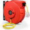 ReelWorks Extension Cord Reel Retractable 12awg x 80' Foot TRI-GUR022 - RED Like New
