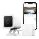 WYZE SMART GARAGE OPENER BUILT-IN HD VIDEO REMOTELY CONTROL GARAGE DOOR - WHITE - Like New