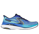 SKECHERS MEN'S MAX CUSHIONING PULSEWAVE ATHLETIC SHOES - SIZE: 9.5 - BLUE/LIME - Brand New