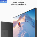 KOORUI 24" Computer Monitor FHD 1920 x 1080p 100Hz VA 3000:1 24N1A - BLACK - Like New