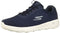 124094 SKECHERS WOMEN'S GO WALK JOY-ECSTATIC SNEAKER NAVY SIZE 8 WEDGES - Brand New