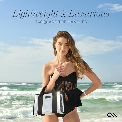 Small Beach Tote Waterproof Washable Foldable All Day Tote Mate Beach Bag - Like New