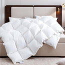 KAKABELL COMFORTER KING SIZE QUILTED WHITE DUVET INSERT - Scratch & Dent