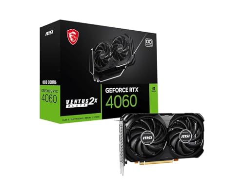 MSI Gaming GeForce RTX 4060 8GB GDDR6 OC V516-004R - Black - Like New