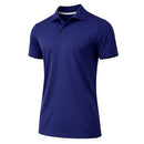 G/MPK-610NV MEN LARGE GALAXY BY HARVIC TAGLESS MOISTURE WICKING POLO NAVY - Brand New