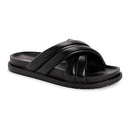 1200164 MUK LUKS WOMEN'S TIDAL WAVE SANDALS BLACK SIZE 8 - Like New