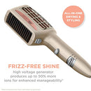 CONAIR INFINITIPRO 4-IN-1 FRIZZ FREE STYLING HAIR DRYER AND 4 ATTACHMENTS COPPER - Like New