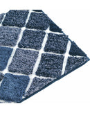 KONA COLLECTION HEAVYWEIGHT PLUSH MICROFIBER BATH RUG 1 PACK - NAVY - Brand New