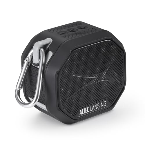ALTEC LANSING HYDRATREK BLUETOOTH WATERPROOF SPEAKER - BLACK/GRAY - Brand New