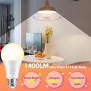 TOBUSA LED Light Bulbs 100watt Equivalent 1400LM Bright A19 Warm White 12 Pack - Brand New