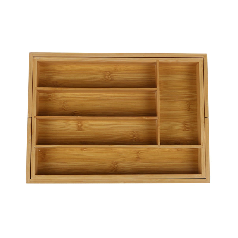 StorageMate - Bamboo Expandable Drawer Organizer - Expandable from 10” to 15.7” Like New