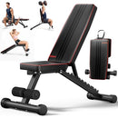Yoleo Adjustable Weight Bench Utility Weight Benches Full Body Workout - Like New