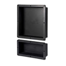 Zigzag Easy Installation Waterproof Double Recessed Shower Shelves Niche - Like New