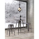 Zuo Olympia Bar Table, Gunmetal - Brand New