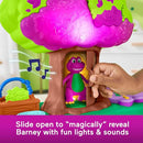 FISHER PRICE BARNEY WORLD LIGHTS AND SOUND TREEHOUSE PLAYSET - Purple - Like New
