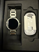 CITIZEN CZ SPORT SMART WATCH P991MV-02 44MM IPHONE AND ANDROID - SILVER - Like New