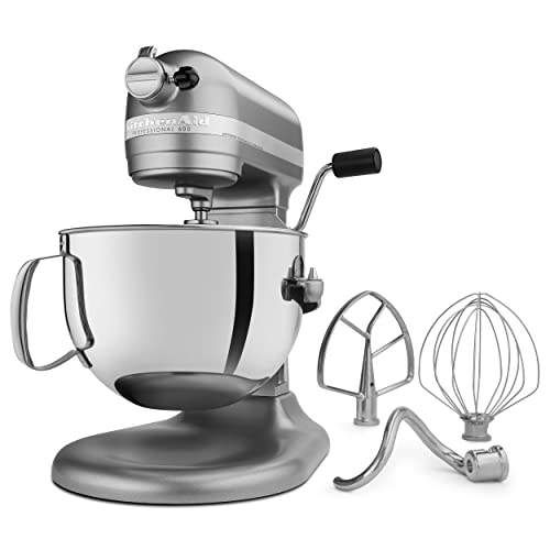 KITCHENAID PROFESSIONAL 600 STAND MIXERS, 6 QUART, SILVER - Like New