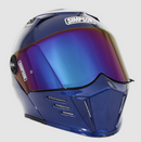 SIMPSON MOTORCYCLE LIMITED EDITION MOD BANDIT HELMET - XS - METALLIC NAVY BLUE - Like New
