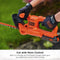 BLACK+DECKER 20V MAX HEDGE TRIMMER KIT, 18-INCH(TOOL ONLY) - ORANGE - Like New