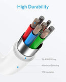 ANKER USB C TO LIGHTNING CABLE 6FT MFI POWERLINE II FOR IPHONE 14 SPACES GRAY - Like New