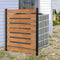 OUTDOORNESTHUB AIR CONDITIONER FENCE 1 PANEL, 38" W X 60" H METAL STAKES - Like New