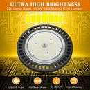 TREONYIA UFO LED High Bay Light 150W 140LM/W 21,000LM 2 Pack B0BZ7MMR1D - Like New
