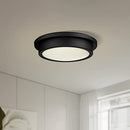 MYTH REALM 14" Ceiling Light Fixture, 20W, 3000K/4000K/5000K, Matte Black - Like New