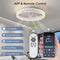 AHAWILL FLUSH MOUNT CEILING FAN WITH LIGHT 15.7" REVERSIBLE DIMMABLE - WHITE - Like New