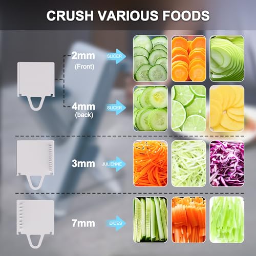 DAYIH UPGRADE SAFE MANDOLINE SLICER FOR KITCHEN - MULTIFUNCTIONAL VEGETABLE - Like New