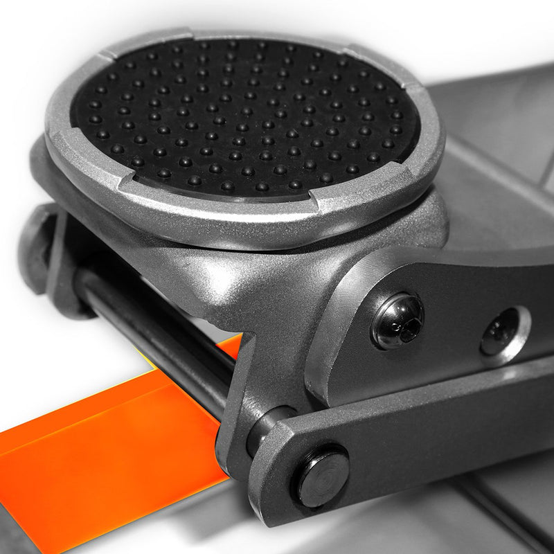 JACK BOSS 3 TON LIGHTWEIGHT ALUMINUM SERVICE JACK WITH DOUBLE PUMP - RED - Like New