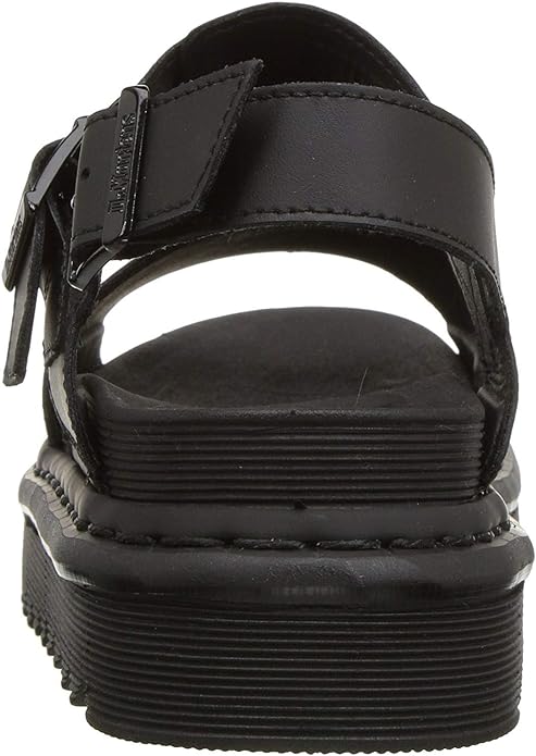 25773001 Dr. Martens Women's Ankle Strap Sandal Black Patent Lamper 7 - Like New