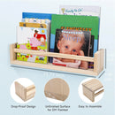 GENERIC FLOATING SHELVES, BURLYWOOD NURSERY BOOK SHELVES, 15.7 INCH - TAN - Brand New