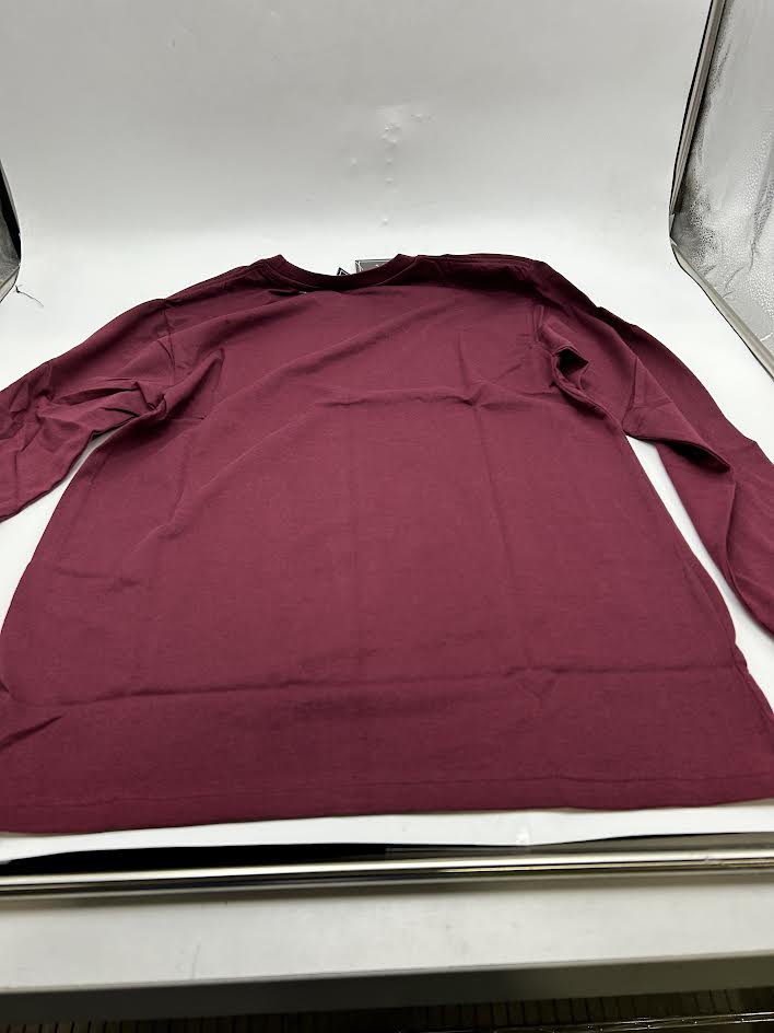 PACIFIC POLO CLUB MEN'S POLO CLUB SHIRT SLEEVES - SIZE: MEN S - BURGUNDY - Brand New