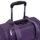 TPRC 15” Underseat Carry-On Luggage Airline Approved, Purple - Brand New