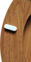 Dream Bath Heavy Duty Round Toilet Seat with non-slip seat 809-WD - Wood Grain - Like New