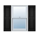 Ekena Millwork Lifetime Vinyl LP2S14X05900BL, 14.75"W x 59"H, Black - Brand New