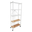 ORIGAMI RPR SERIES 5 SHELF SLIM STEEL PANTRY RACK HOLDS UP TO 100 POUNDS - WHITE - Like New