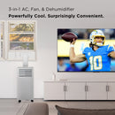 TCL 5,000 BTU SMART PORTABLE AIR CONDITIONER W5P93 - WHITE - Like New