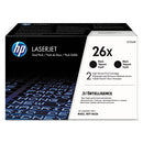 HP 26X Black High-yield Toner Cartridges (2-pack) CF226XD - Black - Like New