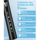 Phylian Sonic Electric Toothbrush High Power Rechargeable Brush HH06007 - Black - Like New