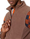 AMAZON ESSENTIALS MEN'S FULL-ZIP POLAR FLEECE VEST BROWN HEATHER M - Brand New