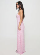 PRINCESS POLLY WOMEN'S SOUTH OF FRANCE MAXI DRESS - SIZE: WOMEN 8 (PINK) - Like New