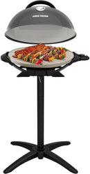 George Foreman GFO3320GM Indoor/Outdoor Gun Metal Electric Grill - GRAY - Like New