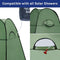 WolfWise Portable Pop Up Privacy Shower Tent, Spacious Changing Room, Green - Like New