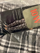 APPAREL APPEREL 10W MENS FLANNEL - LIGHT GRAY WHITE - MEDIUM - Brand New