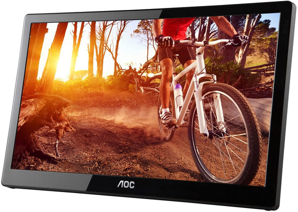 AOC 15.6" Ultra Slim HD USB 3.0 Portable LED Monitor E1659FWU - Scratch & Dent