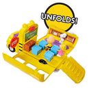 PEANUTS CHARLIE BROWN'S INTERACTIVE SCHOOL BUS TOY, 11-PIECES 45086 - MULTICOLOR - Like New