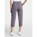ATHLETIC WORKS WOMEN'S KNIT CAPRI PANTS - SIZE: WOMEN 2XL - GRAY ASH - Brand New